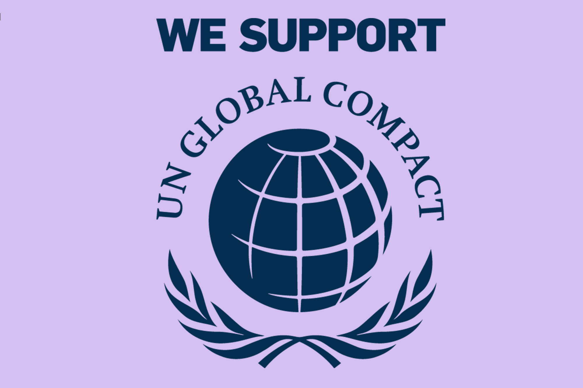 Mapa sveta so sieťovými prepojeniami - BKS Bank podporuje UN Global Compact
